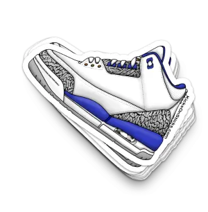 Jordan 3 "Wizards" Sneaker Sticker